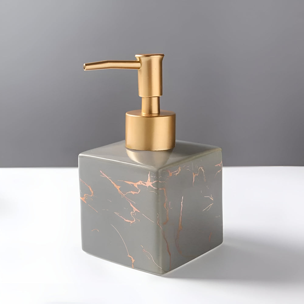 Ceramic Marble Pattern Soap Dispenser