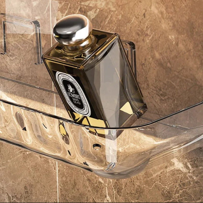Chic No-Drill Bathroom Shelf