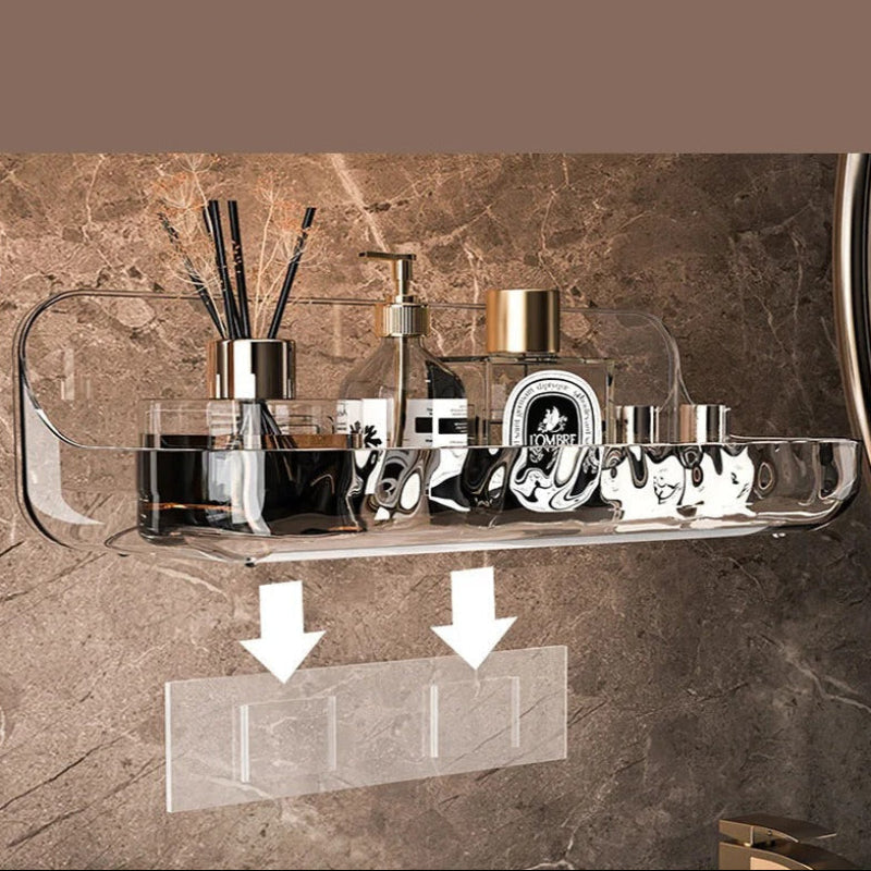Chic No-Drill Bathroom Shelf