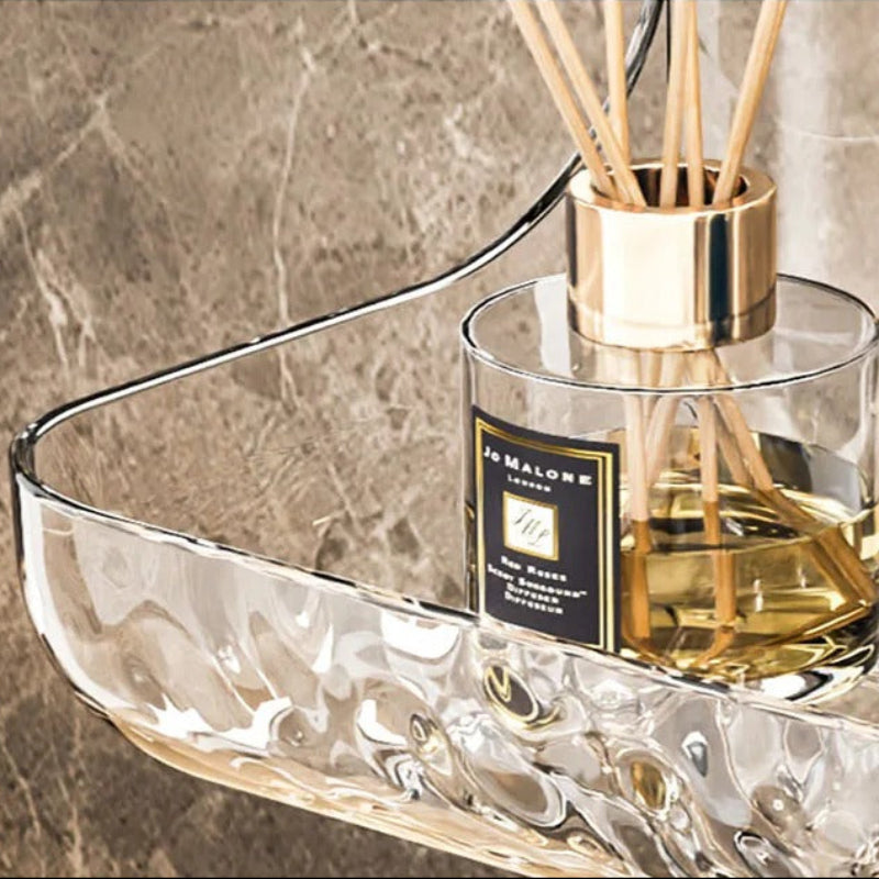 Chic No-Drill Bathroom Shelf