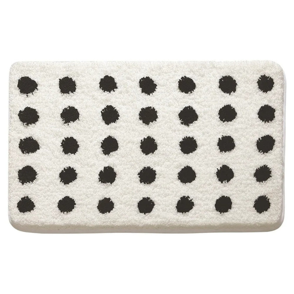 Chic Polka Dot Bath Mat
