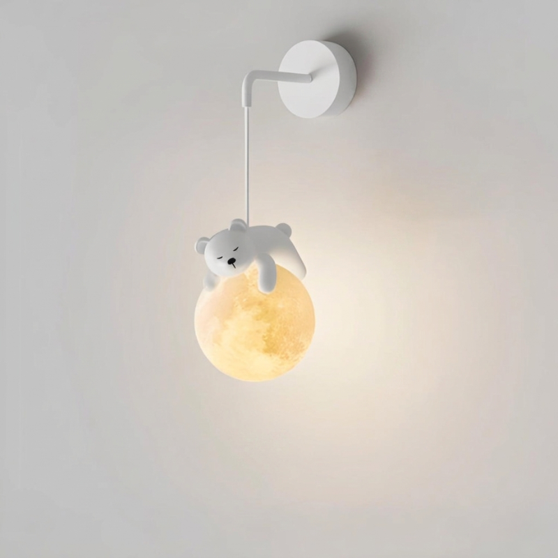 Children's Playful Pendant Lamp Bear Rabbit