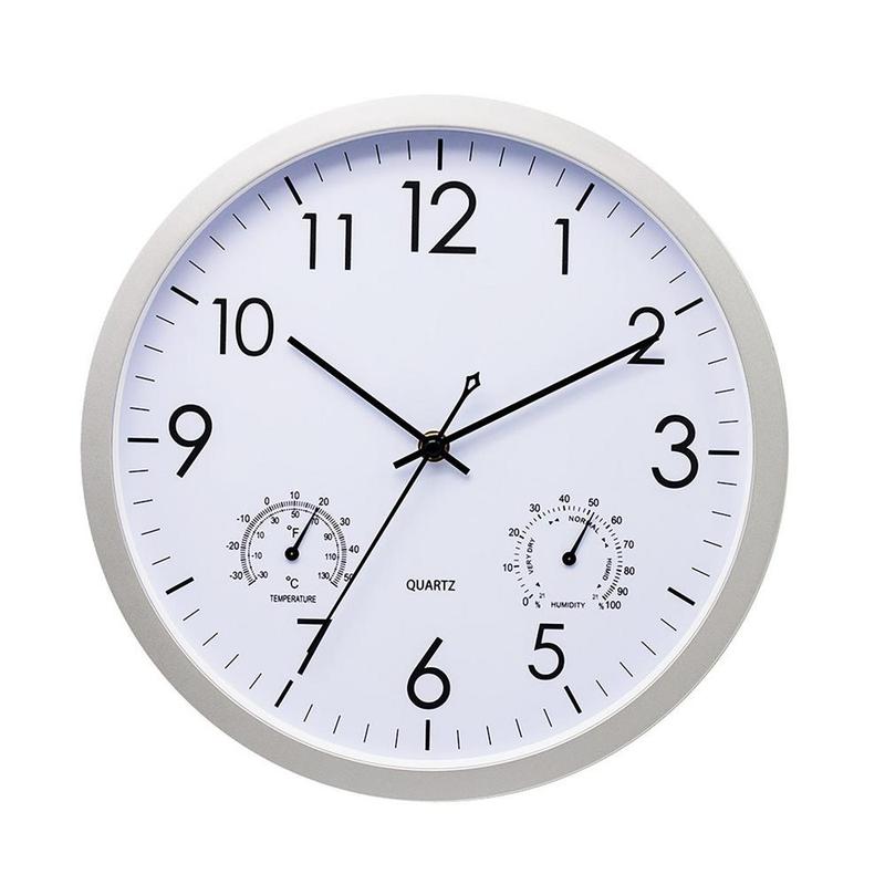 Classic Outdoor Wall Clock with Gauges