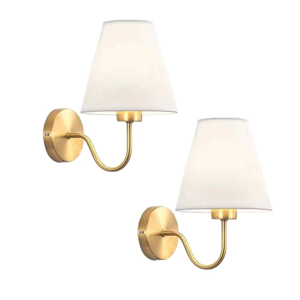 Cloth Cordless Wall Sconce With Remote
