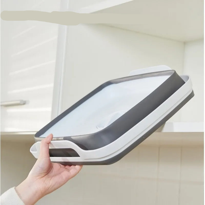 Collapsible Wash Basin With Drain Plug