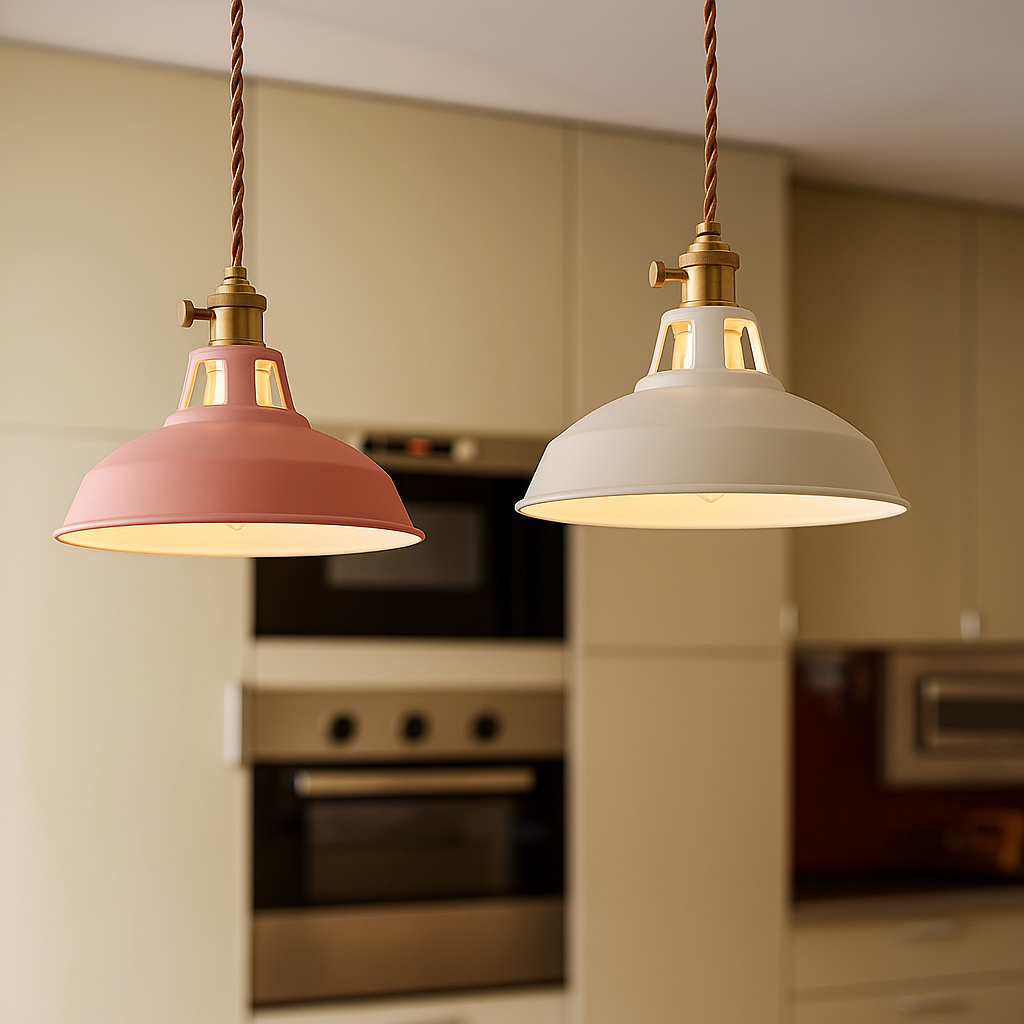 Colorful Dome Pendant Light