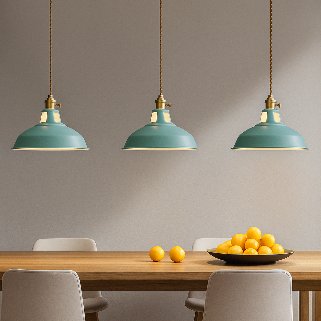 Colorful Dome Pendant Light