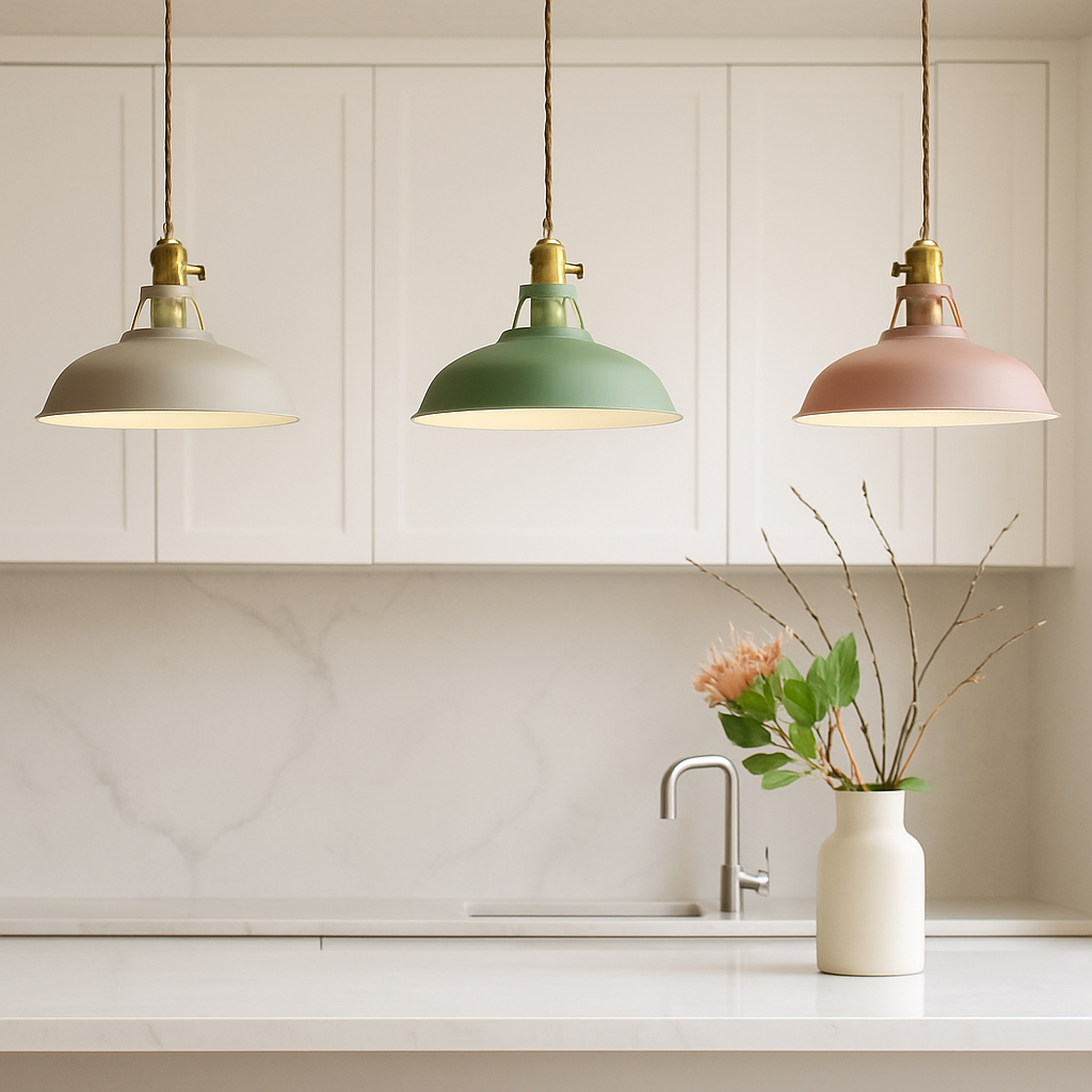 Colorful Dome Pendant Light