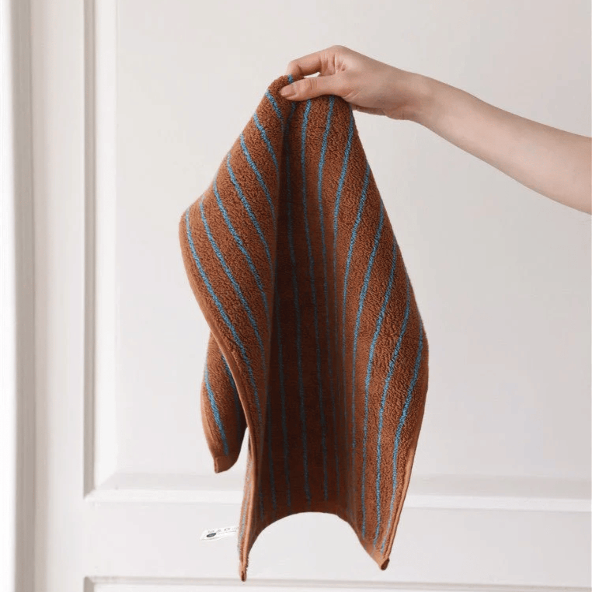 Combed Cotton Bath Towel With Yarn Dyed Stripes