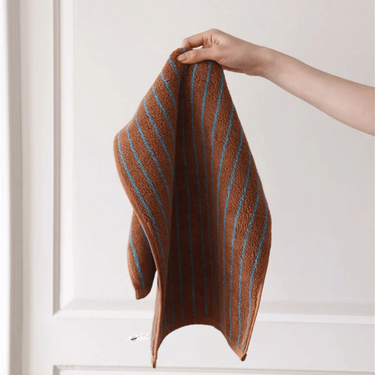 Combed Cotton Bath Towel With Yarn Dyed Stripes