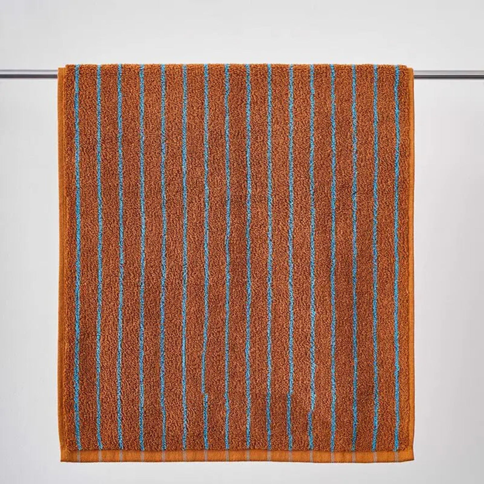 Combed Cotton Bath Towel With Yarn Dyed Stripes