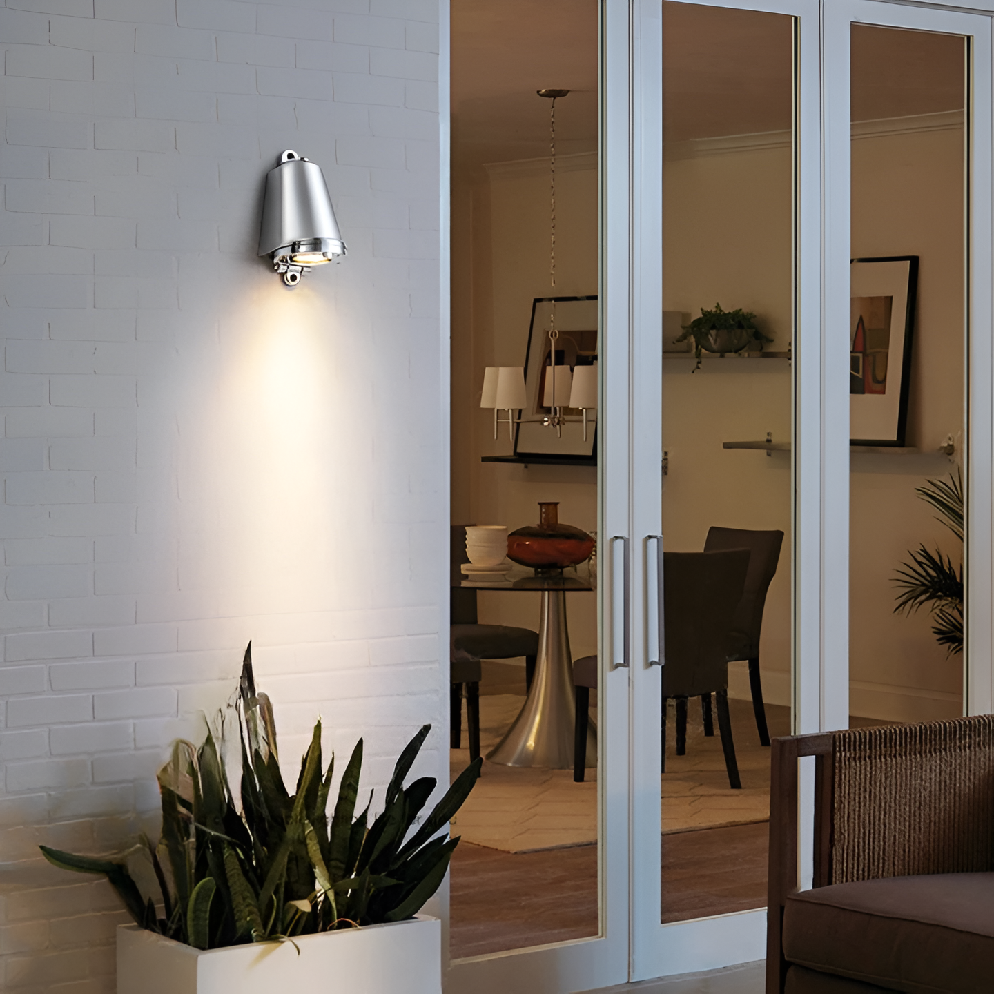 Compact Outdoor LED Sconce