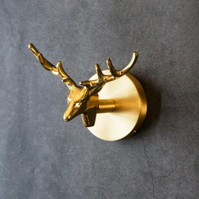 Copper Animal Head Coat Hook