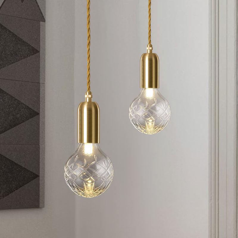 Cut Glass Pendant Light