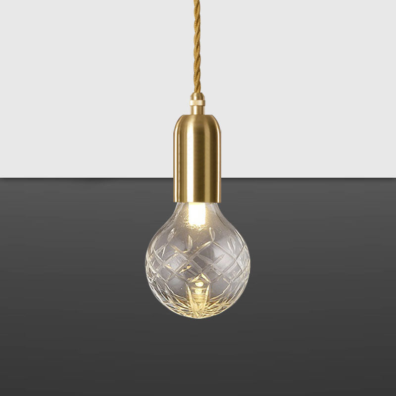 Cut Glass Pendant Light