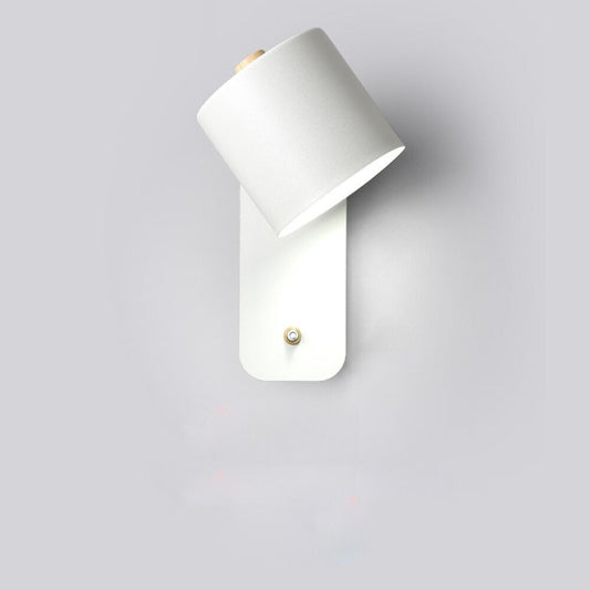 Cylindrical Sconce With Integrated Switch