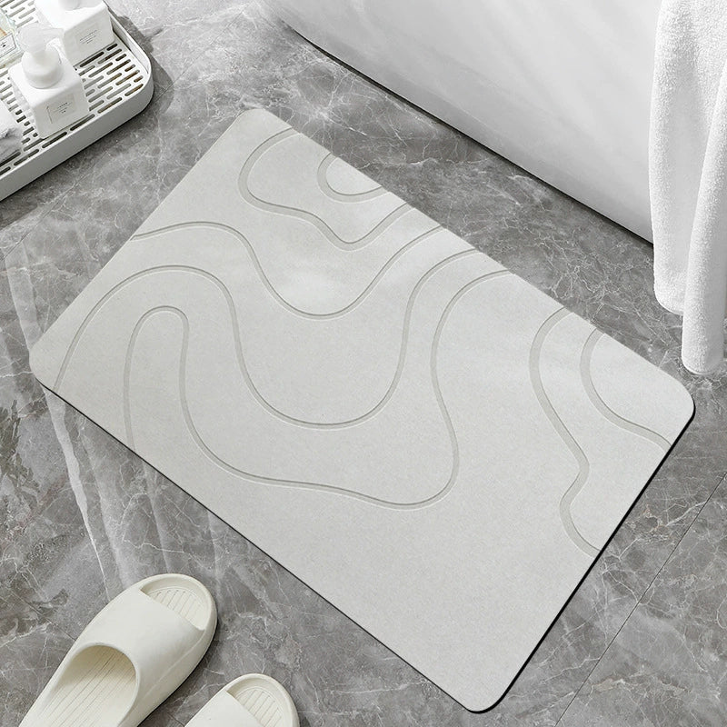 Diatomaceous Earth Absorbent Bath Mat