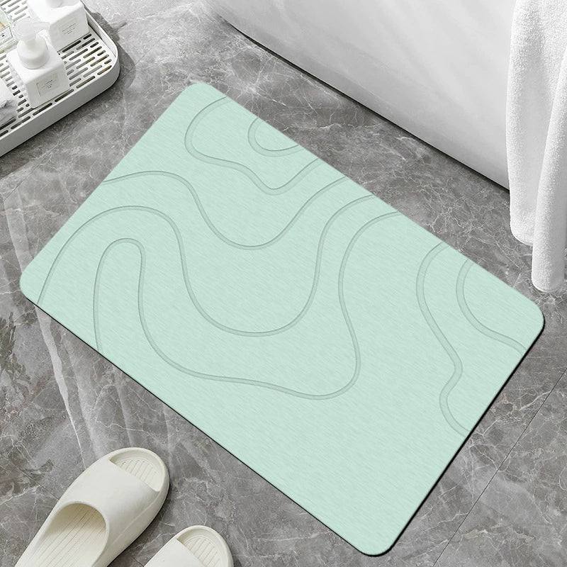 Diatomaceous Earth Absorbent Bath Mat