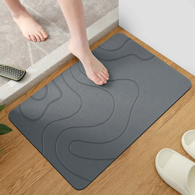 Diatomaceous Earth Absorbent Bath Mat