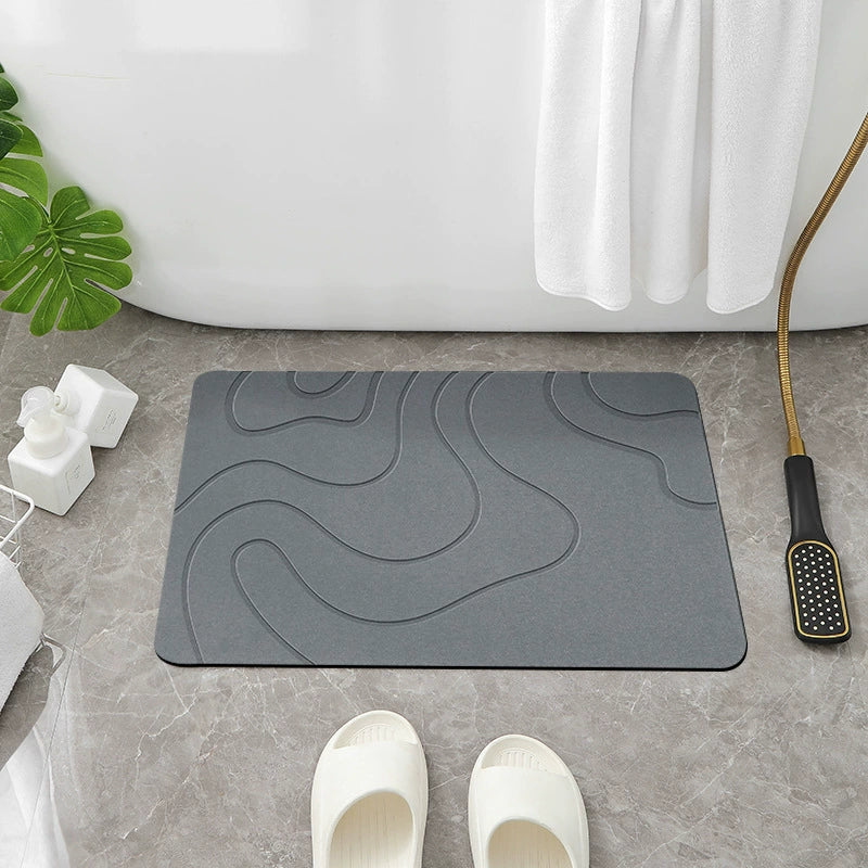 Diatomaceous Earth Absorbent Bath Mat