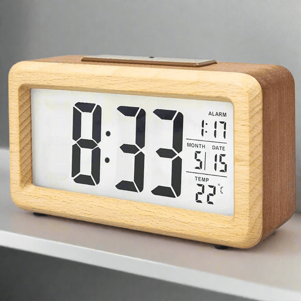 Digital Alarm Clock With LED Display
