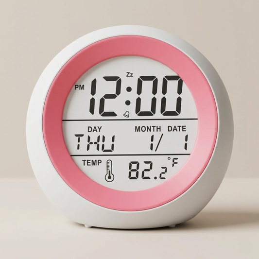 Digital Alarm Clock With LED Night Light