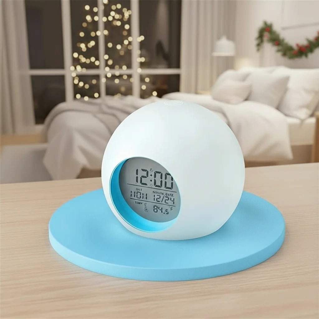 Digital Alarm Clock With LED Night Light