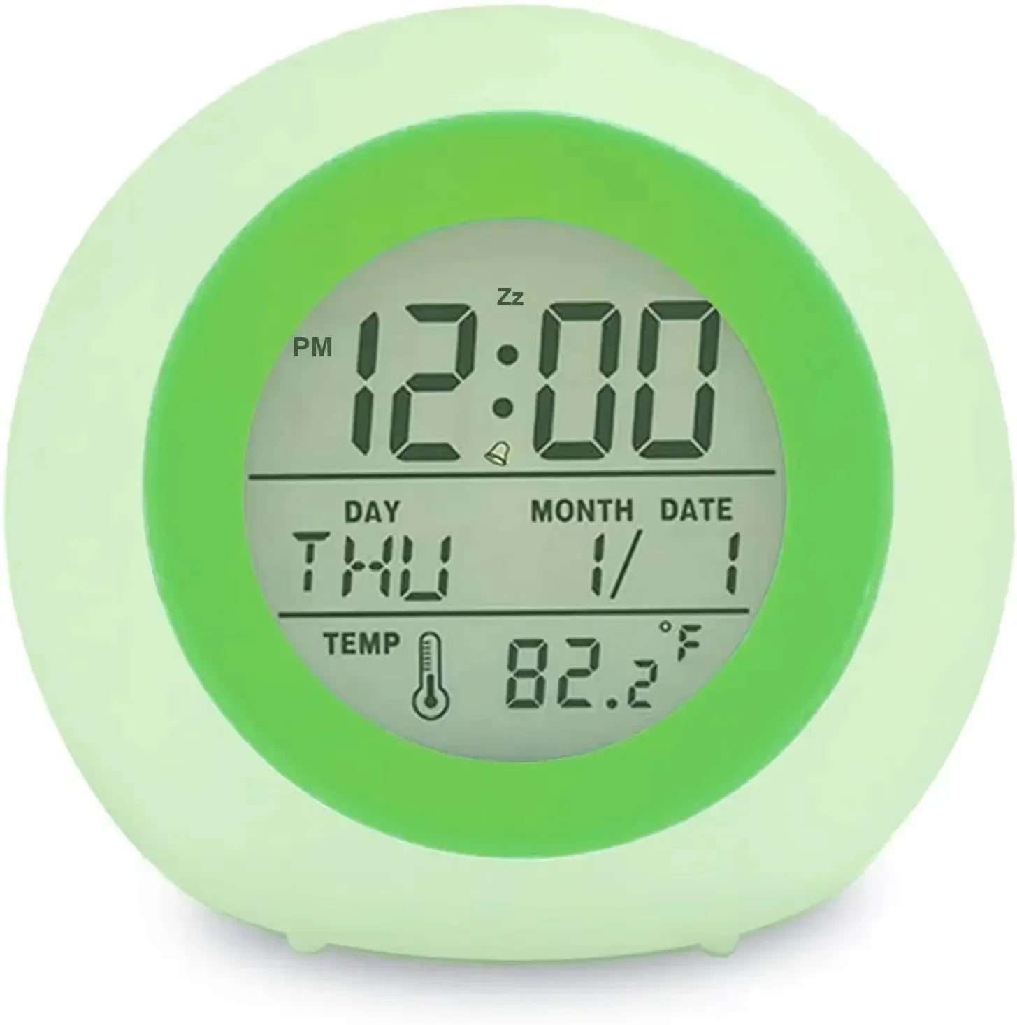 Digital Alarm Clock With LED Night Light