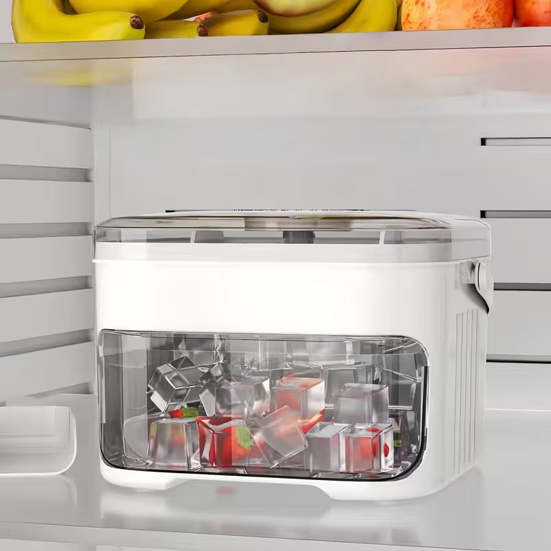 Double Layer Ice Cube Tray With Press Release