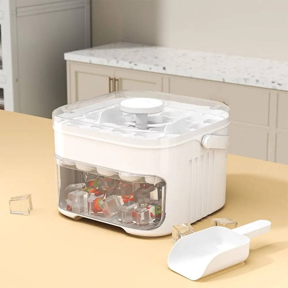 Double Layer Ice Cube Tray With Press Release