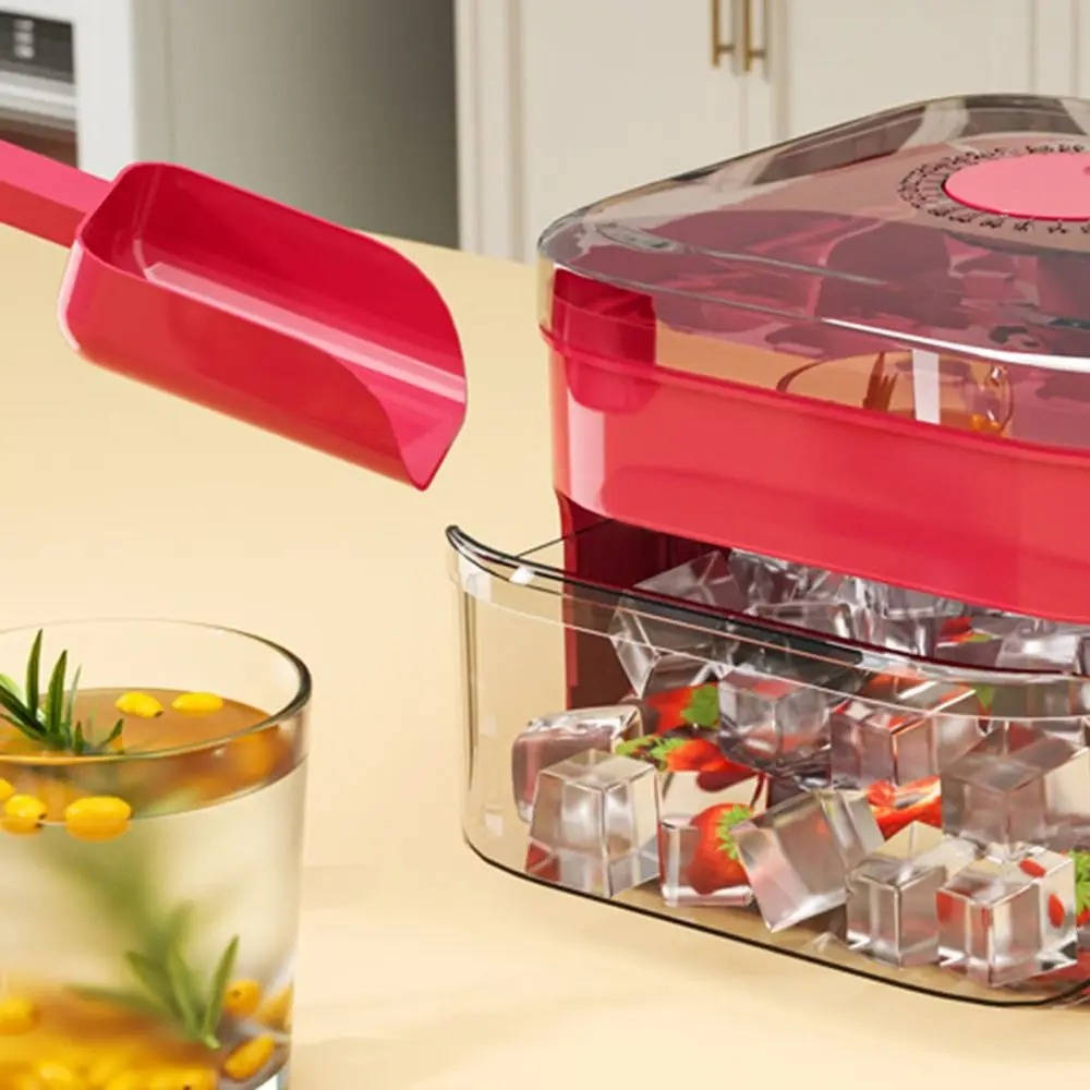 Double Layer Ice Cube Tray With Press Release