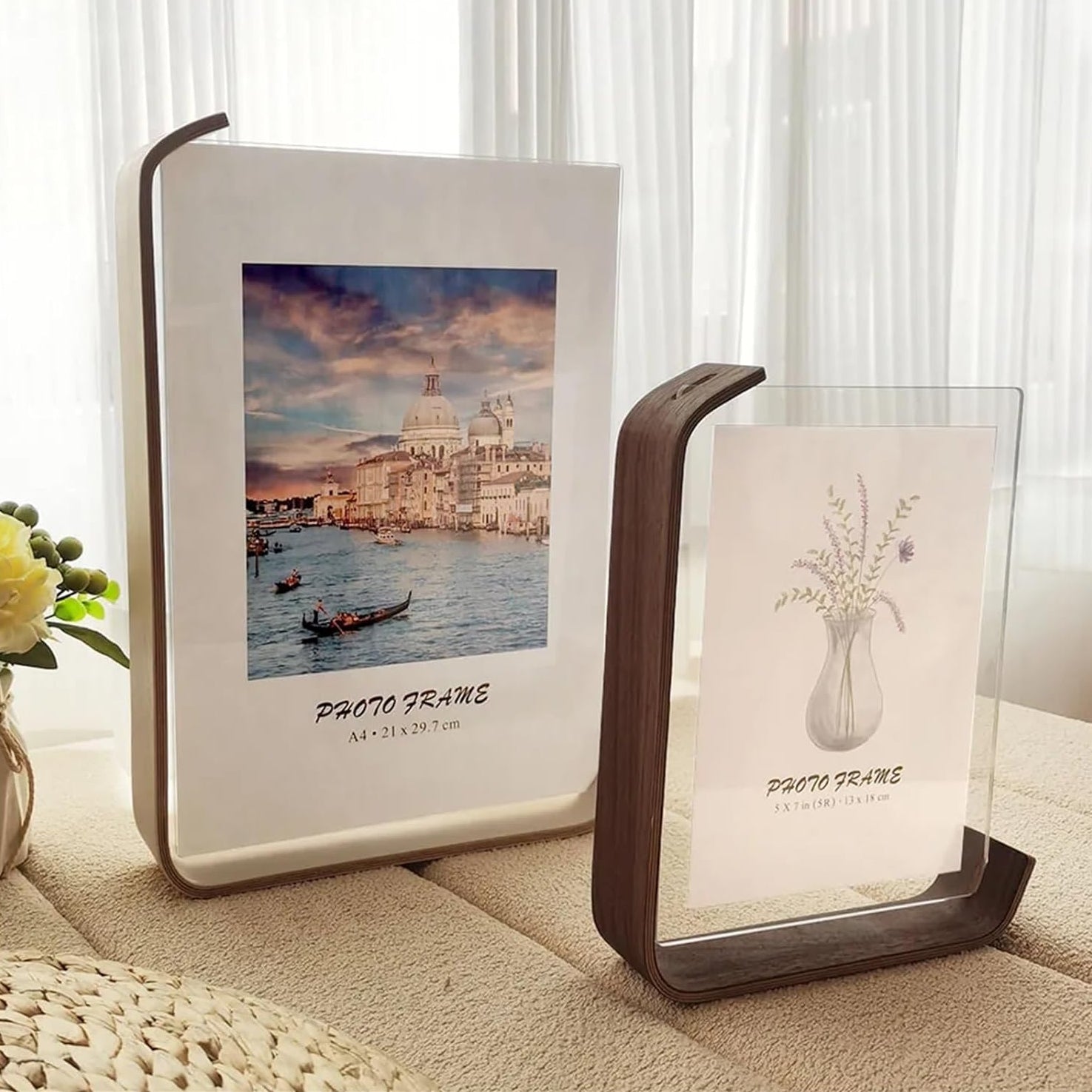Double-Sided Tabletop Photo Frame