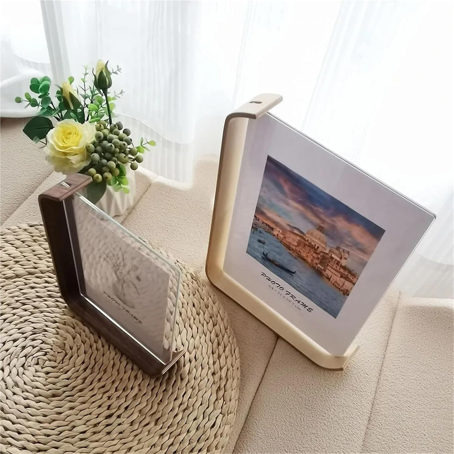 Double-Sided Tabletop Photo Frame
