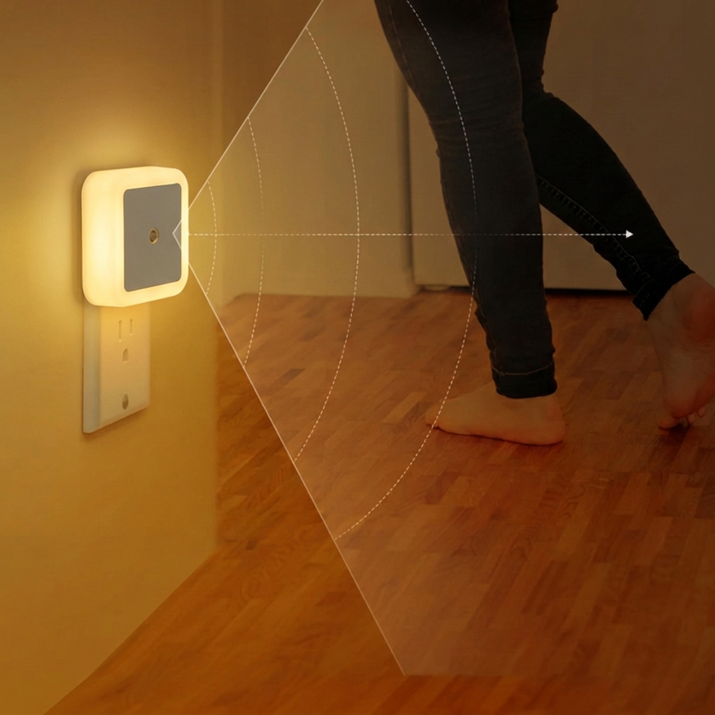 Dusk To Dawn Night Light with Motion Sensor