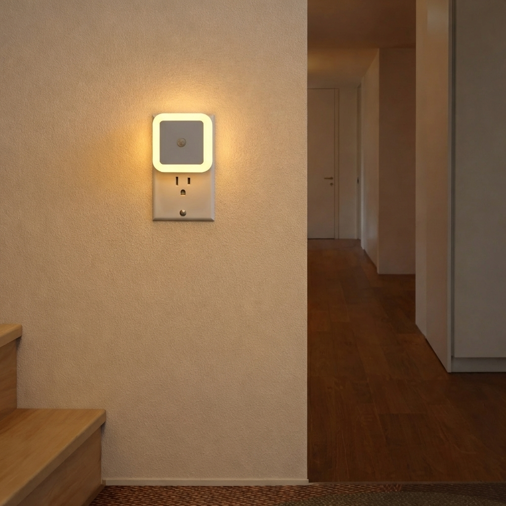 Dusk To Dawn Night Light with Motion Sensor