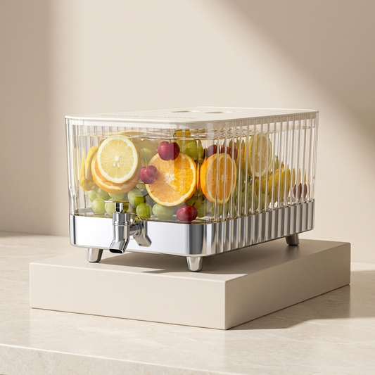 Elegant Beverage Dispenser With Lever Handles