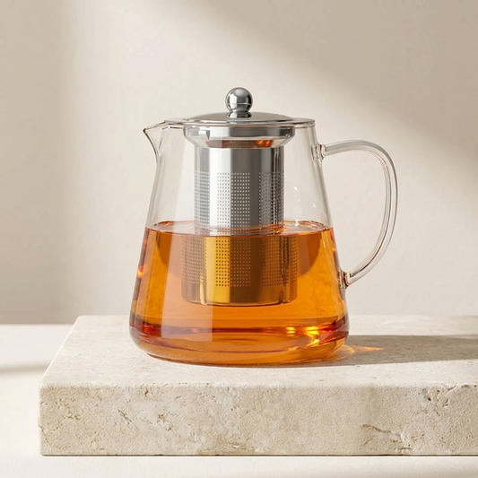 Elegant Borosilicate Glass Teapot