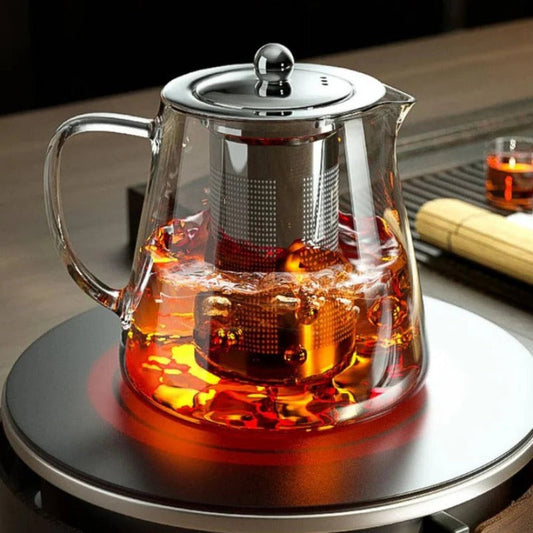 Elegant Borosilicate Glass Teapot