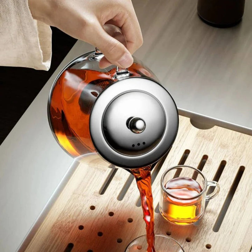 Elegant Borosilicate Glass Teapot