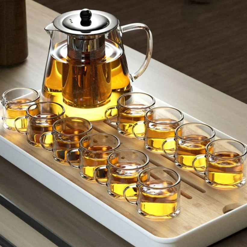 Elegant Borosilicate Glass Teapot