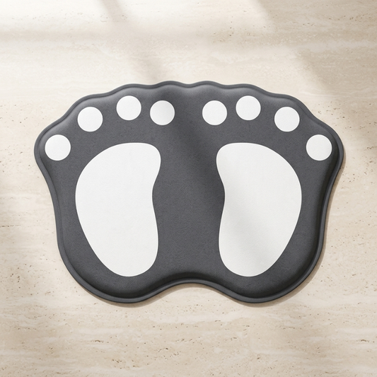 Elegant Foot Shape Bath Mat