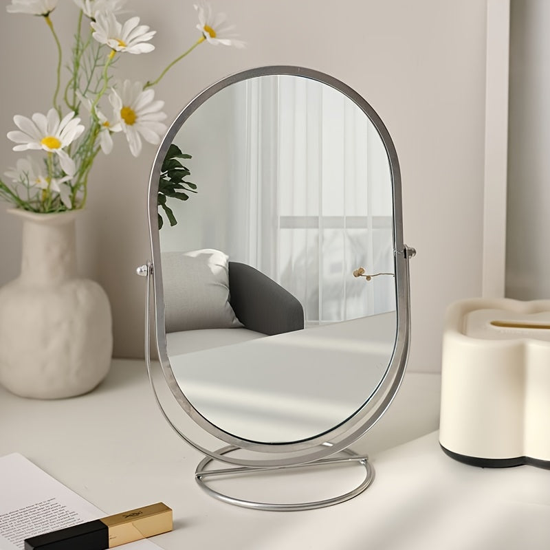 Elegant Rotating Makeup Mirror