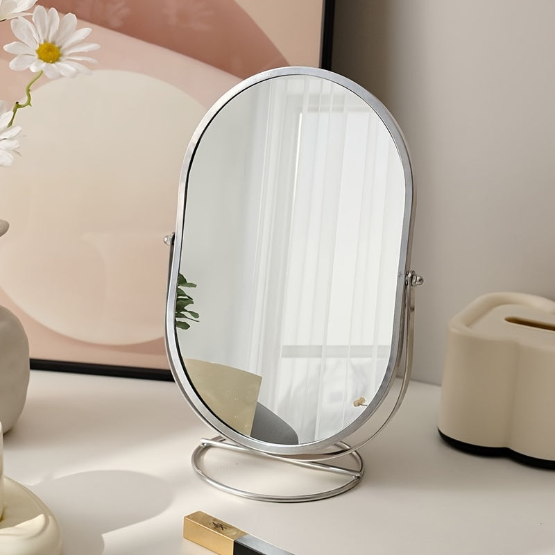 Elegant Rotating Makeup Mirror