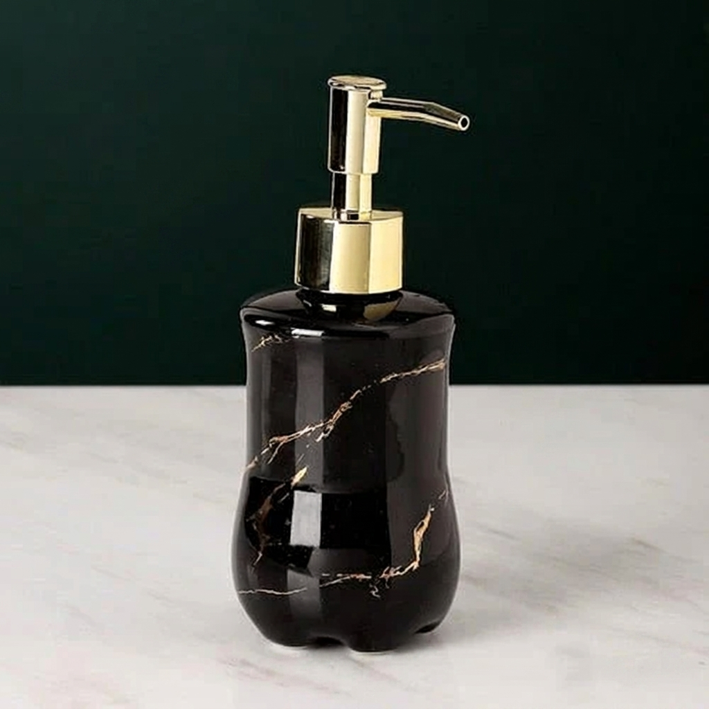 Elegant Soap Dispenser Marble Finish