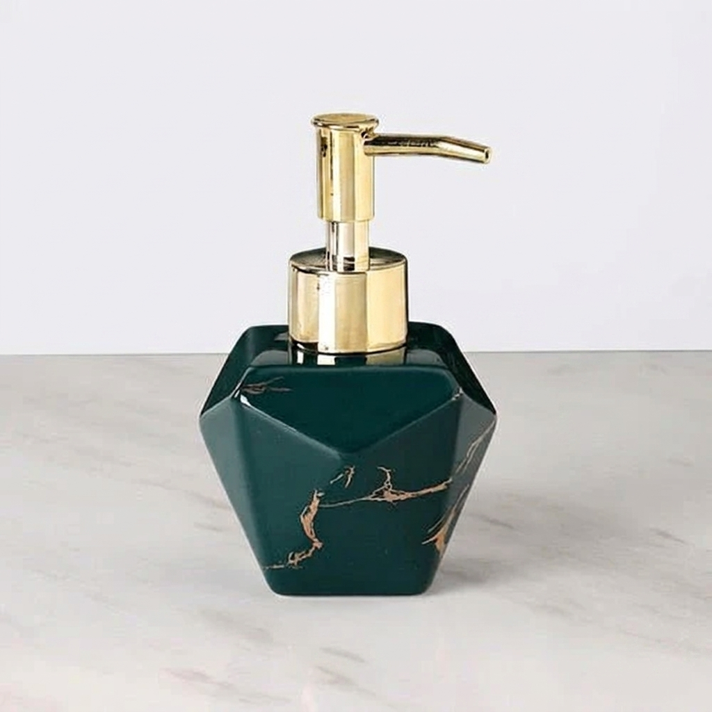 Elegant Soap Dispenser Marble Finish