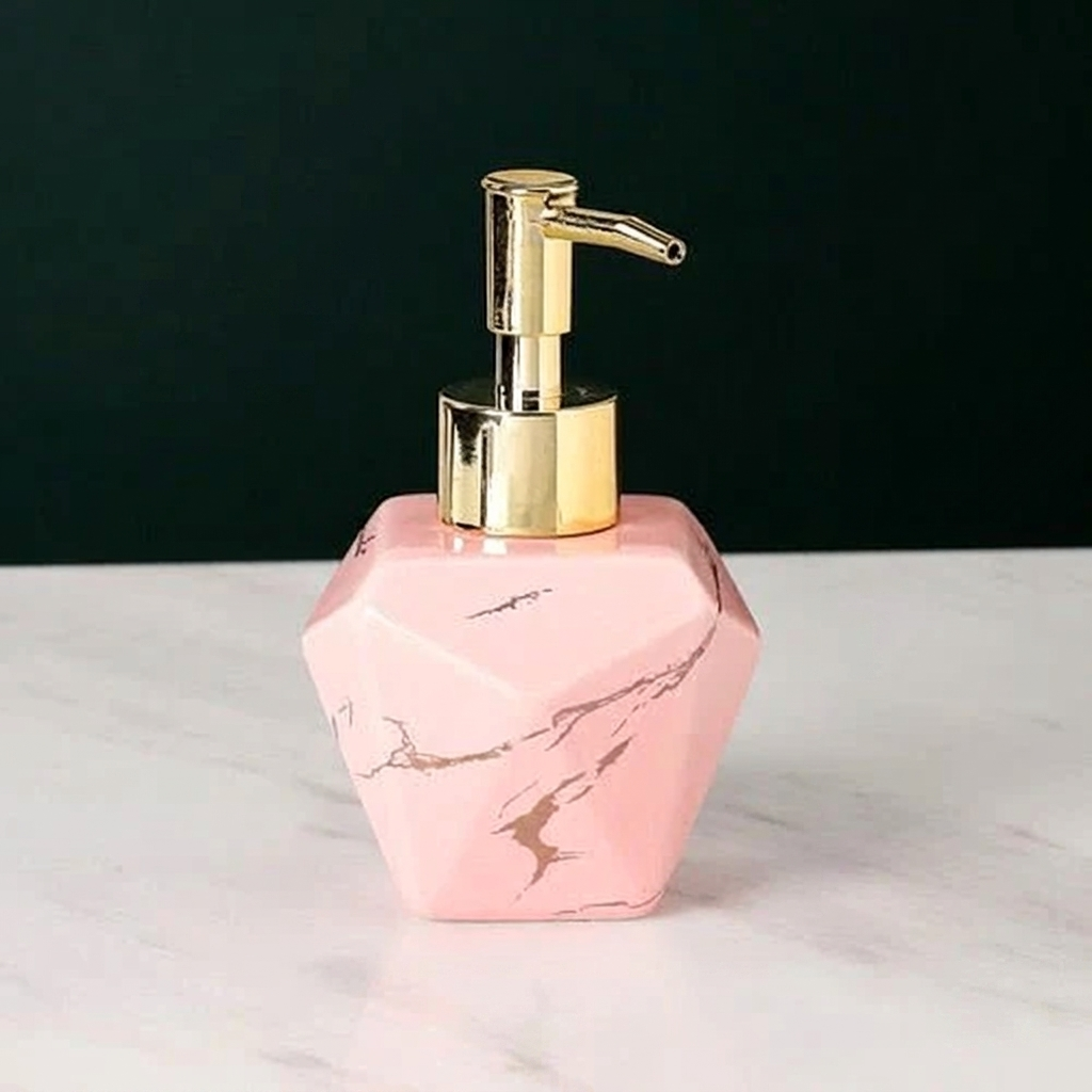 Elegant Soap Dispenser Marble Finish