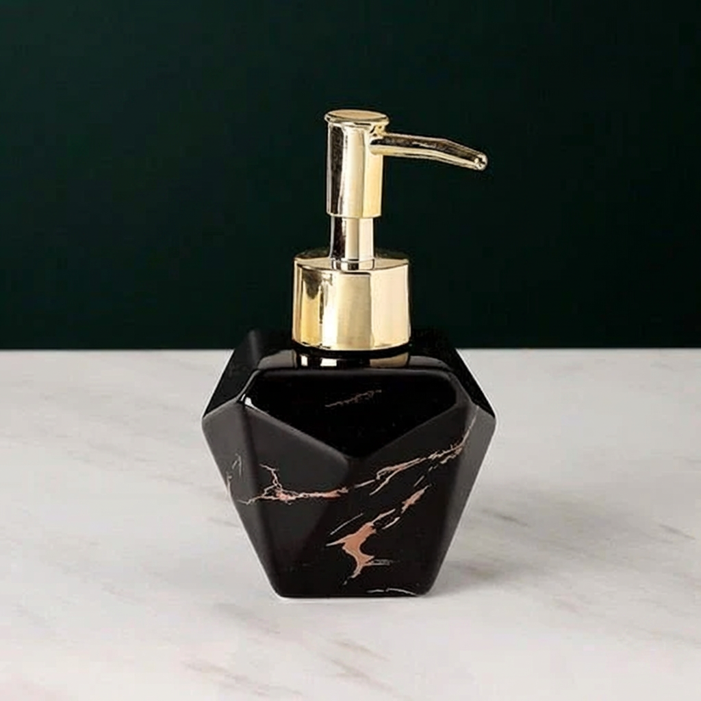 Elegant Soap Dispenser Marble Finish