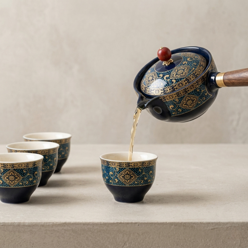 Elegant Tea Set With Infuser
