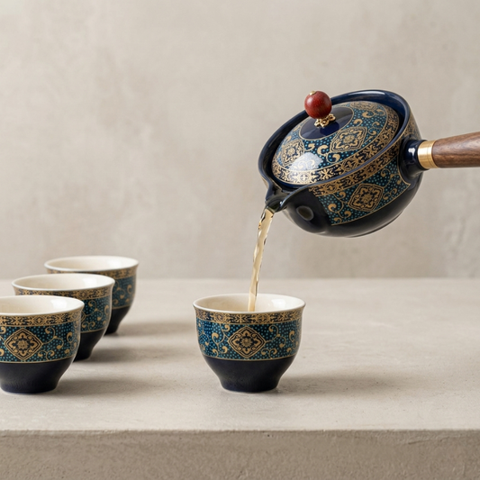 Elegant Tea Set With Infuser