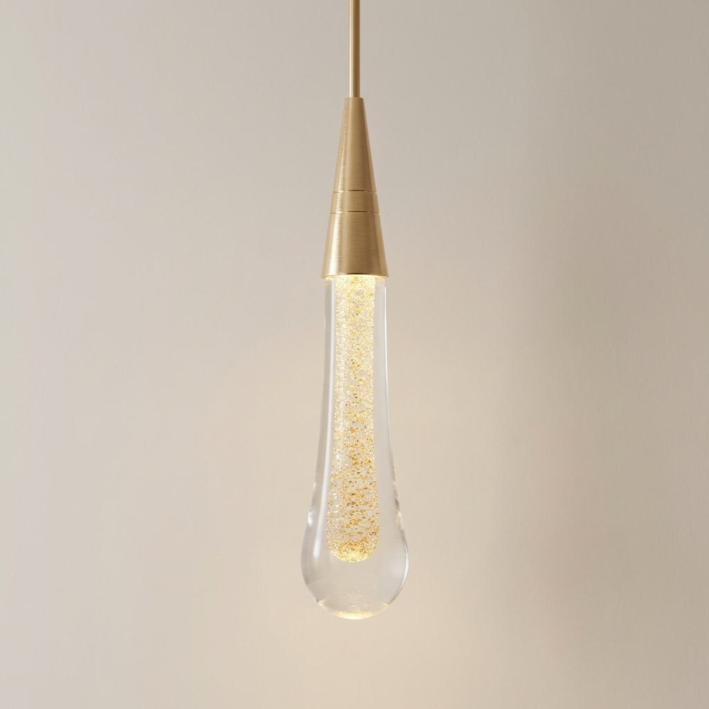 Elegant Teardrop Pendant Light